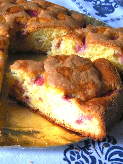 Torta di fragole velocissima